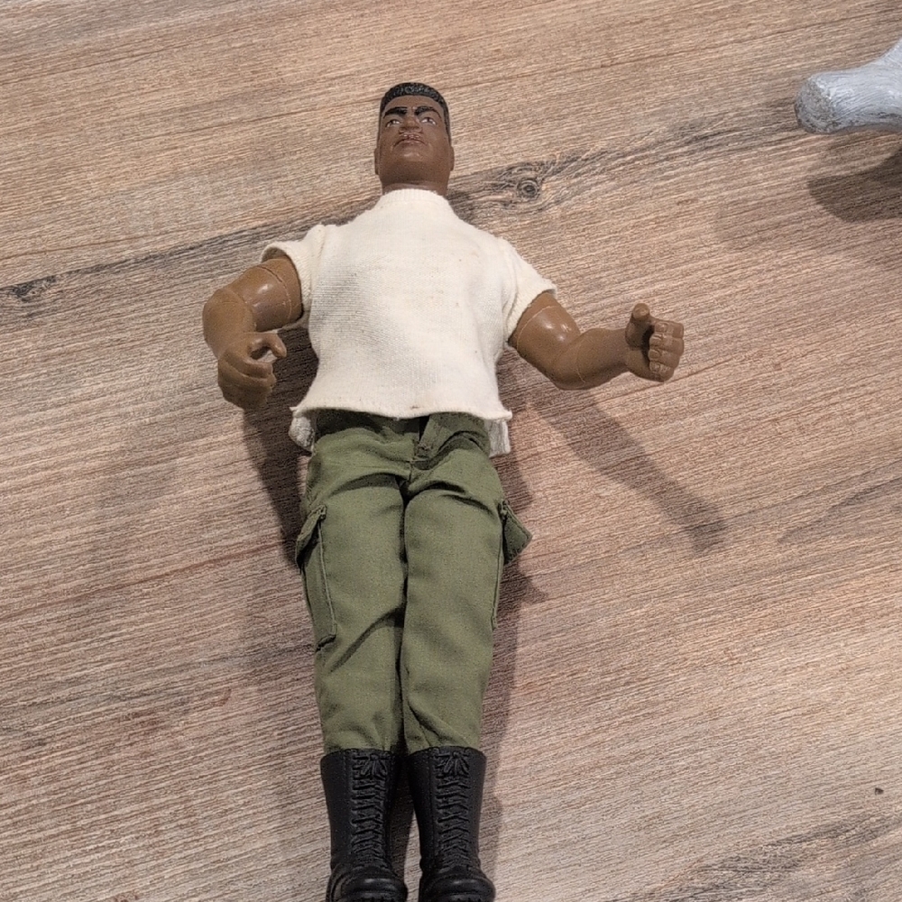 Action Figure GI Joe with Green Pants and Black Boots